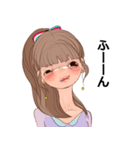 フェミニンで綺麗なお姉さん（個別スタンプ：10）