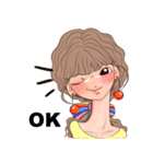 フェミニンで綺麗なお姉さん（個別スタンプ：20）