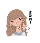 フェミニンで綺麗なお姉さん（個別スタンプ：27）