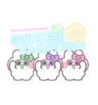 3人組うしゃぎ！！夏緑紫ピ（個別スタンプ：38）