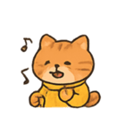 もこもこセーター茶トラ行進（個別スタンプ：16）