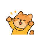 もこもこセーター茶トラ行進（個別スタンプ：20）