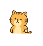 ぽっちゃりトラ猫の感情パック（個別スタンプ：3）