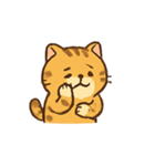 ぽっちゃりトラ猫の感情パック（個別スタンプ：6）
