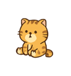 ぽっちゃりトラ猫の感情パック（個別スタンプ：7）