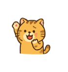 ぽっちゃりトラ猫の感情パック（個別スタンプ：9）