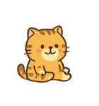 ぽっちゃりトラ猫の感情パック（個別スタンプ：10）