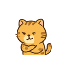 ぽっちゃりトラ猫の感情パック（個別スタンプ：15）
