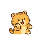 ぽっちゃりトラ猫の感情パック（個別スタンプ：19）