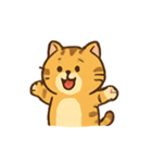 ぽっちゃりトラ猫の感情パック（個別スタンプ：24）