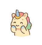ドリーミーユニコーン 虹色ムードパック（個別スタンプ：2）