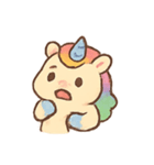 ドリーミーユニコーン 虹色ムードパック（個別スタンプ：6）
