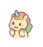 ドリーミーユニコーン 虹色ムードパック（個別スタンプ：7）