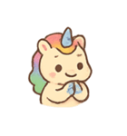 ドリーミーユニコーン 虹色ムードパック（個別スタンプ：13）