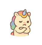 ドリーミーユニコーン 虹色ムードパック（個別スタンプ：20）