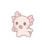 ふわふわウーパールーパーのきもち旅（個別スタンプ：3）
