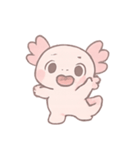 ふわふわウーパールーパーのきもち旅（個別スタンプ：4）