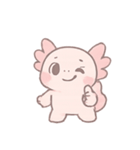 ふわふわウーパールーパーのきもち旅（個別スタンプ：7）
