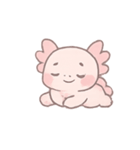 ふわふわウーパールーパーのきもち旅（個別スタンプ：14）