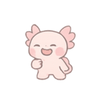 ふわふわウーパールーパーのきもち旅（個別スタンプ：19）