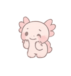 ふわふわウーパールーパーのきもち旅（個別スタンプ：22）