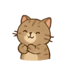 しましま子猫ミャオのリアクションセット（個別スタンプ：3）
