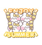 4人組うしゃぎ！！夏黄色（個別スタンプ：33）