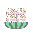 4人組うしゃぎ！！夏黄色（個別スタンプ：40）