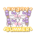 4人組うしゃぎ！！夏紫色（個別スタンプ：33）