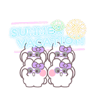 4人組うしゃぎ！！夏紫色（個別スタンプ：38）