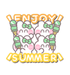 4人組うしゃぎ！！夏緑色（個別スタンプ：33）