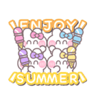4人組うしゃぎ！！夏ピ水紫黄（個別スタンプ：33）