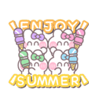 4人組うしゃぎ！！夏紫ピ緑水（個別スタンプ：33）