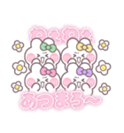 4人組うしゃぎ！！夏緑黄ピ紫（個別スタンプ：16）