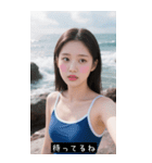 日本セクシー水着美女4（個別スタンプ：8）