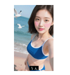 日本セクシー水着美女4（個別スタンプ：19）