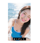 日本セクシー水着美女4（個別スタンプ：24）