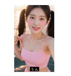 夏セクシー日本水着美女（個別スタンプ：19）