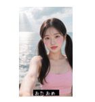 夏セクシー日本水着美女（個別スタンプ：27）