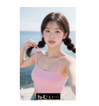 夏セクシー日本水着美女（個別スタンプ：33）
