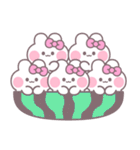 5人組うしゃぎ！！夏ピンク（個別スタンプ：40）