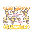5人組うしゃぎ！！夏黄色（個別スタンプ：33）