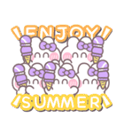 5人組うしゃぎ！！夏紫色（個別スタンプ：33）