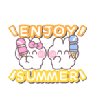 こいびとうしゃぎ！！夏ピンク（個別スタンプ：33）