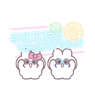 こいびとうしゃぎ！！夏ピンク（個別スタンプ：38）