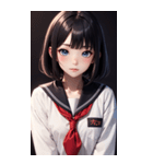 夢幻のセーラー服の女の子（個別スタンプ：11）