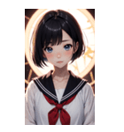 夢幻のセーラー服の女の子（個別スタンプ：13）