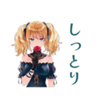 ジャズバーの金髪ゴスロリツインテ女子（個別スタンプ：15）
