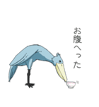 怪鳥？快鳥？ハシビロコウ Ver.4（個別スタンプ：4）