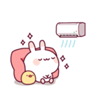 飛び出す♪ウサピヨ 夏のスタンプ（個別スタンプ：16）